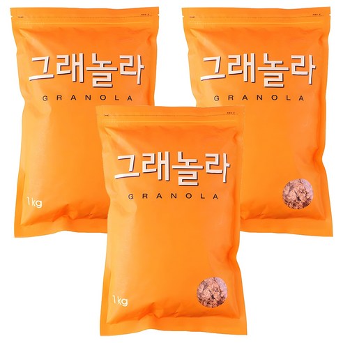 (주)동서 그래놀라, 1kg, 3개