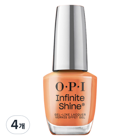 오피아이 인피니트 샤인 젤 라이크 매니큐어, ISL 115 Bright on Top of It, 15ml, 4개