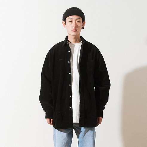 큐티에잇 ND Corduroy Oversize 셔츠