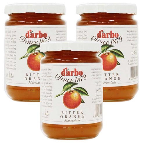 다보 오렌지 마멀레이드, 450g, 3개
