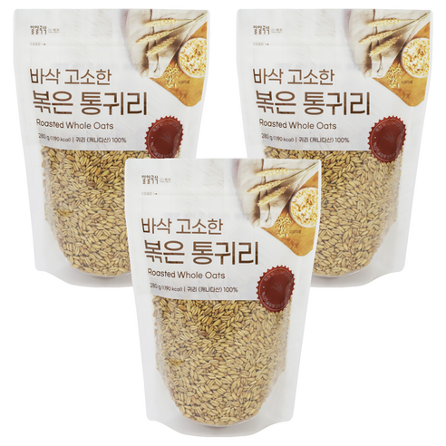 태광선식 바삭 고소한 볶은 통귀리, 280g, 3개