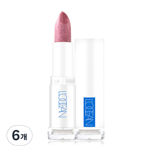 로쎄앙 립 슈가 스크럽, 블랙슈가핑크, 3.5g, 6개