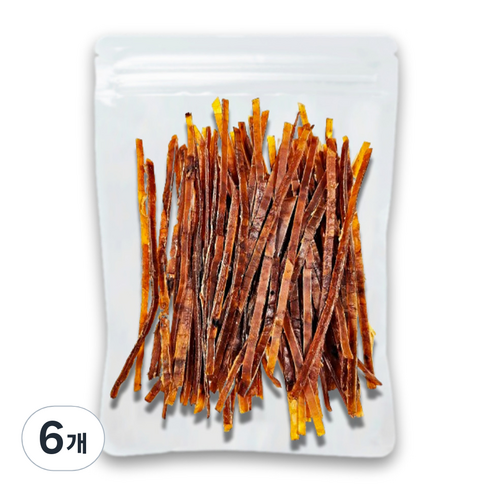 바다모아 국내가공 껍질벗긴 누드 참오징어, 100g, 6개