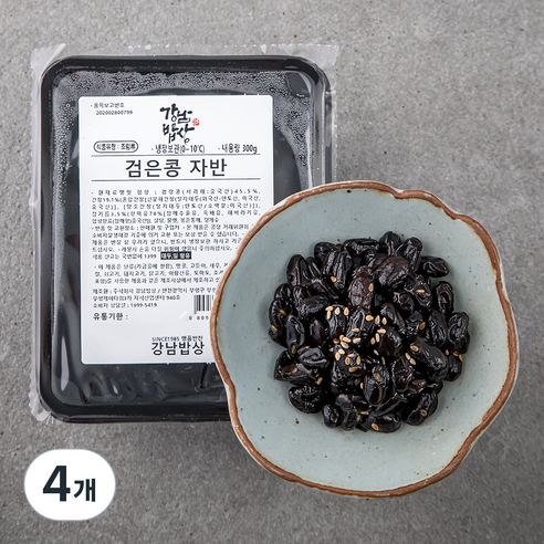 강남밥상 검은콩 자반, 300g, 4개