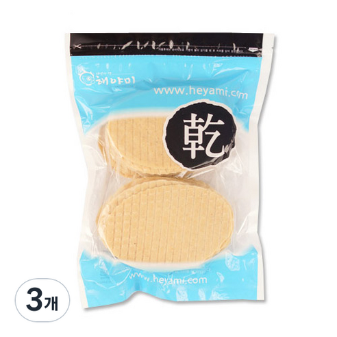 해야미 고함량 튀김쥐포 100장, 830g, 3개