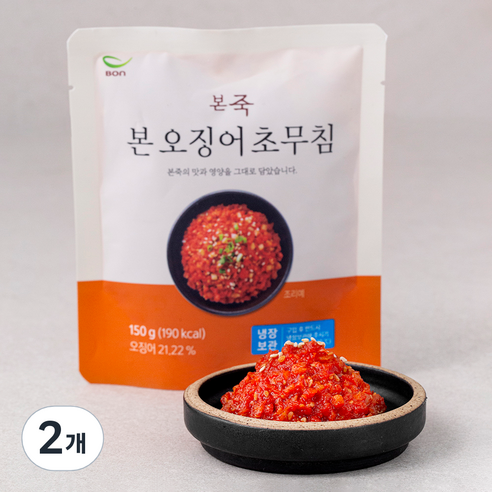 본죽 오징어 초무침, 150g, 2개 본죽쇠고기장조림300g Best Top5