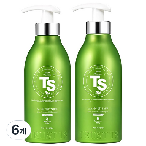 TS 뉴 프리미엄 샴푸 라벤더향, 500g, 6개