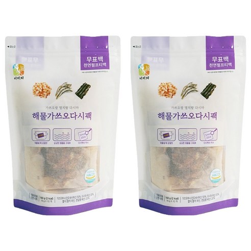 석하 해물가쓰오다시팩, 16g, 2개