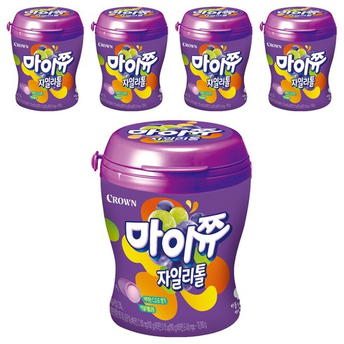 마이쮸 자일리톨 포도, 110g, 5개
