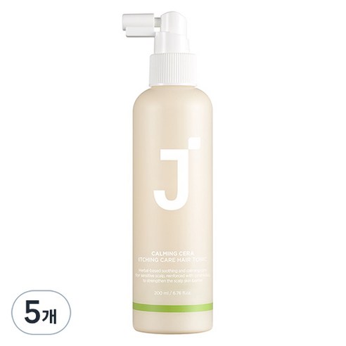 제이숲 카밍 세라 가려운 두피 헤어토닉, 200ml, 5개