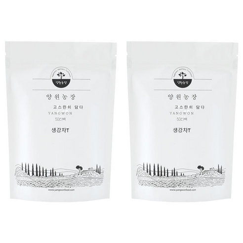 생강차T, 1.2g, 50개입, 2개