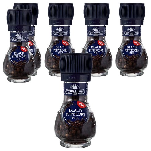 드로게리아앤알리멘타리 통흑후추밀, 45g, 6개