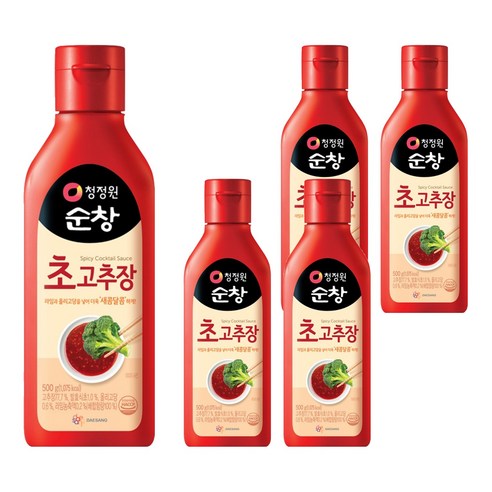 청정원 순창 초고추장, 500g, 5개