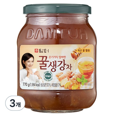 담터 꿀생강차, 770g, 1개입, 3개