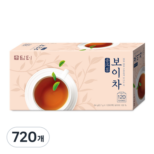 담터 보이차, 0.7g, 120개입, 6개