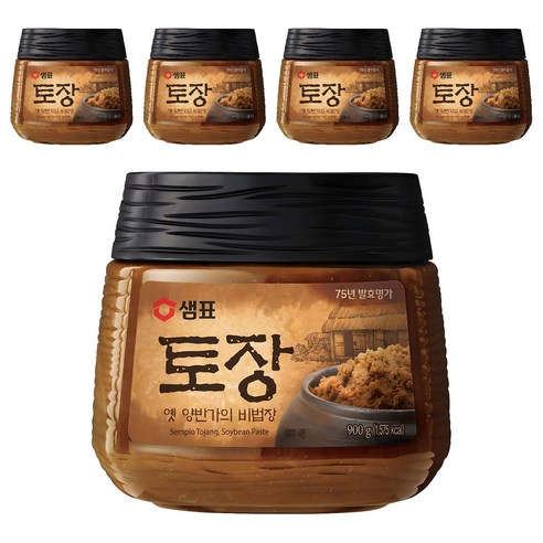 샘표 시골집토장, 900g, 5개
