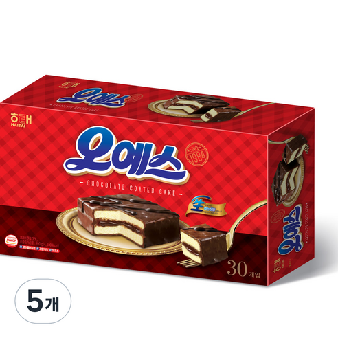 해태제과 오예스, 900g, 5개