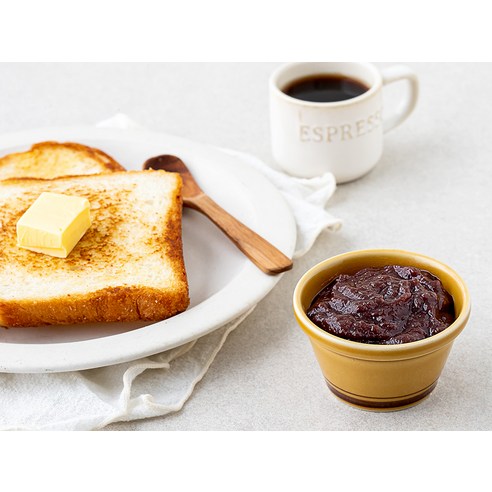 국산 팥의 깊은 풍미, 담꽃 팥잼으로 빵/떡 업그레이드!