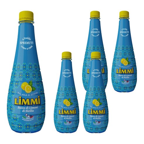 림미 레몬 쥬스, 500ml, 5개