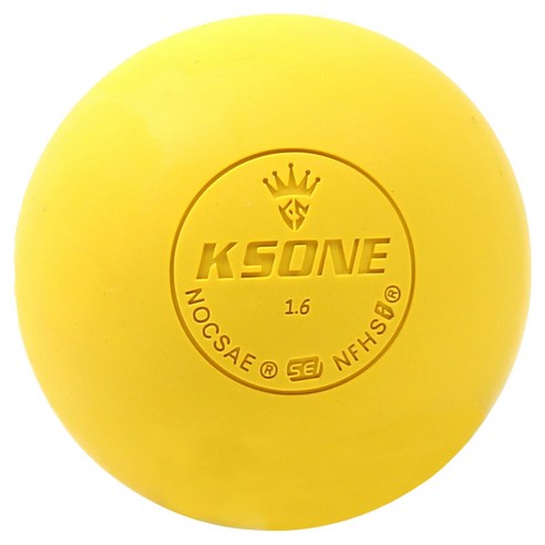 KSONE 스카위즈 근육 이완 마사지 볼, 1개, 옐로우