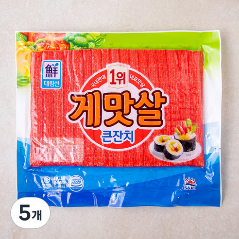 대림선 게맛살큰잔치, 1000g, 5개