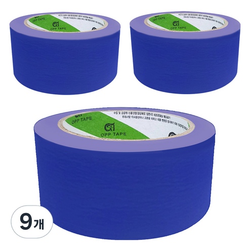 신흥테이프 마스킹 테이프 파랑 48mm x 40m, 9개