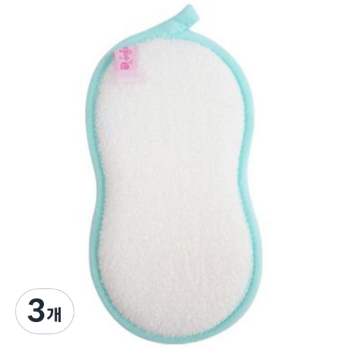 오션 베이비 샤워타올, 블루, 3개, 1개입