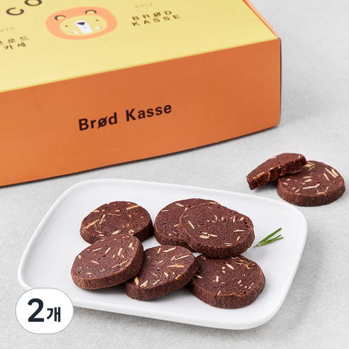 브로드카세 사브레쇼콜라 쿠키, 180g, 2개