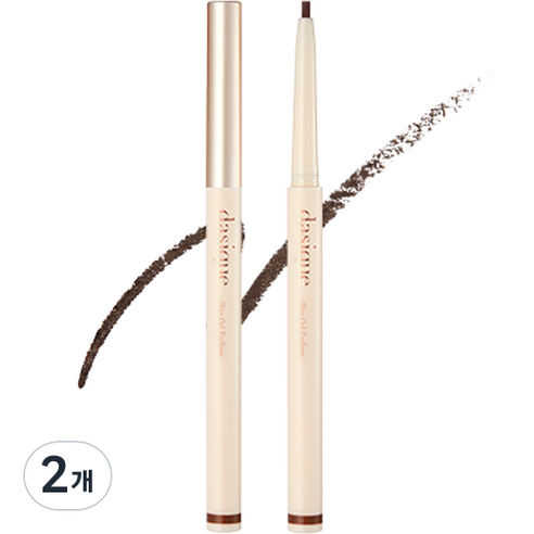 데이지크 슬림 젤 아이라이너 0.12g, 2개, 02 펄 브라운