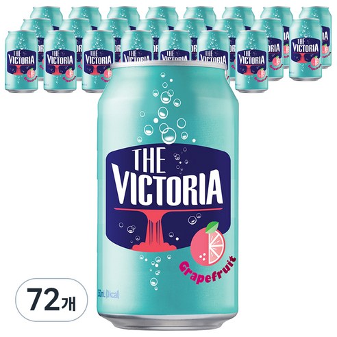 더빅토리아 탄산음료 자몽, 350ml, 72개