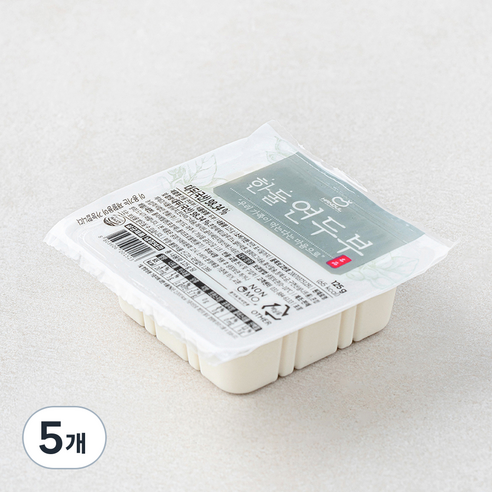 한둘 연두부, 125g, 5개
