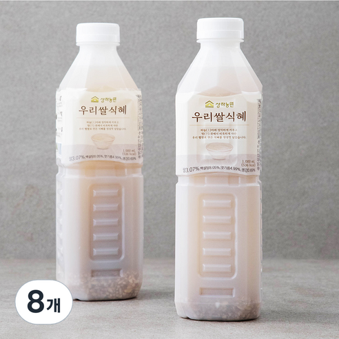 상하농원 우리쌀 식혜, 1L, 8개