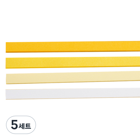 미소로운 이벤트 양면 별 종이접기 멀티페이퍼 옐로우 그라데이션 540p 세트, 5세트, 4색