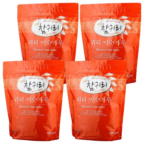 참귀리 미숫가루, 800g, 4개