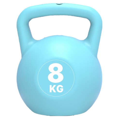 다다 소프트 워터 케틀벨, 블루, 8kg, 1개