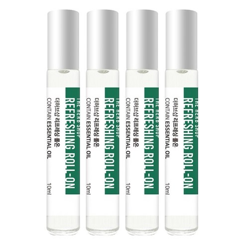 더허브샵 아로마 롤온 리프레싱, 4개, 10ml