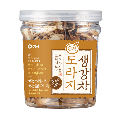 샘표 순작 도라지생강차, 55g, 1개입, 2개