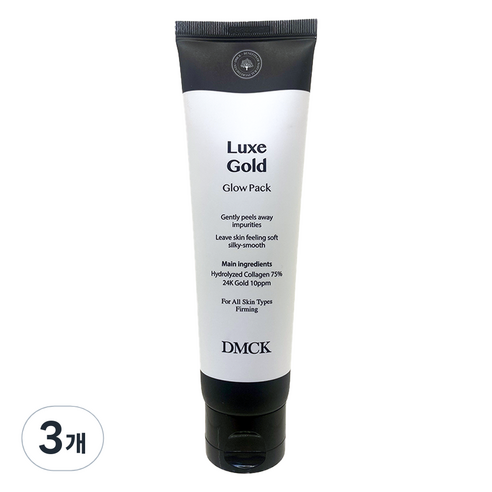 DMCK 럭스 골드 콜라겐 글로우 팩 100g, 3개, 1개입