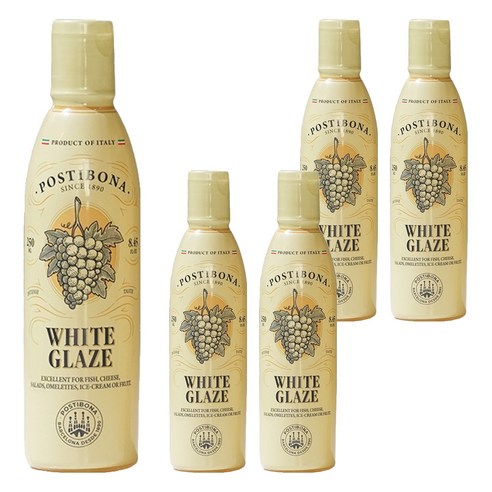 포스티보나 화이트 발사믹 글레이즈, 5개, 250ml