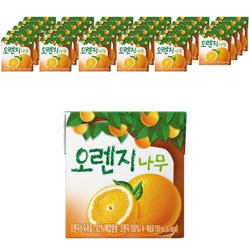 서울우유 오렌지나무 주스, 150ml, 48팩