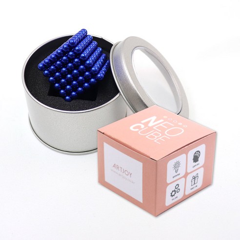 아트조이 네오큐브 5mm + 철제케이스 + 종이케이스, 블루, 1개