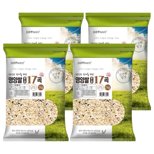 대구농산 국산 혼합 17곡, 2kg, 4개