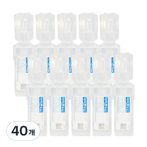 대한약품공업주식회사 아이콘액 염화나트륨액 렌즈세정액, 20ml, 40개