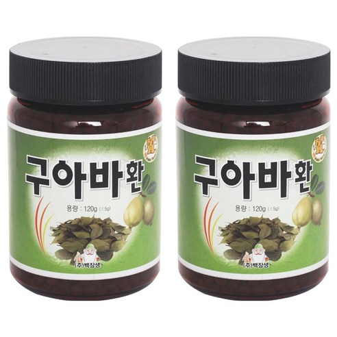 백장생 구아바환, 2개, 120g