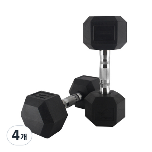 쿠스포츠 PEV 육각 아령 3kg, 4개