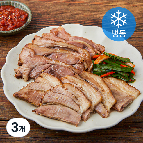 제주 흑돼지 순살 족발 (냉동), 150g, 3개