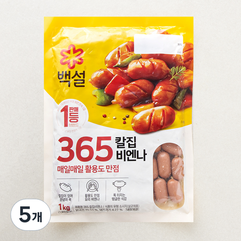 백설 365 칼집 비엔나, 1kg, 1개