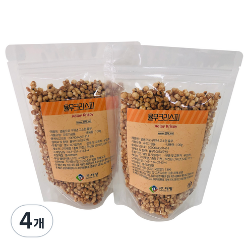 태평선식 율무크리스피, 100g, 4개