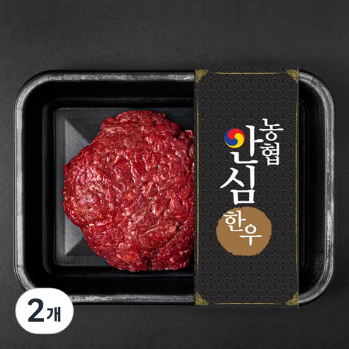농협안심한우 안심 이유식용 1등급 다짐육 (냉장), 200g, 2개