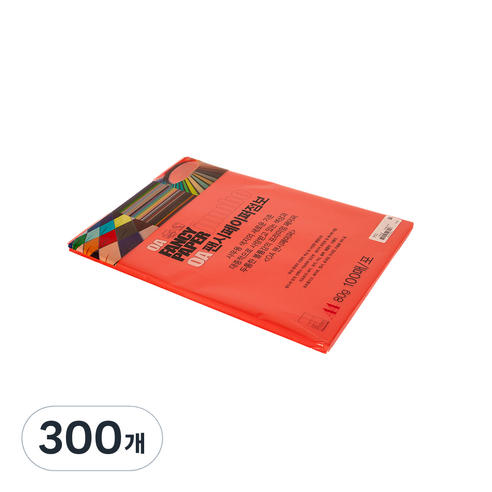 두성 OA팬시페이퍼점보 80g, 진주홍색, 300개